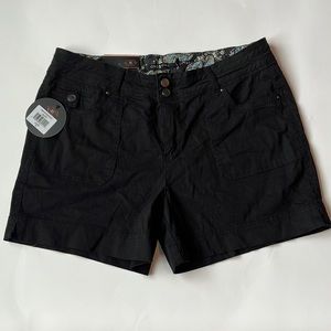 One5One Black Denim Shorts